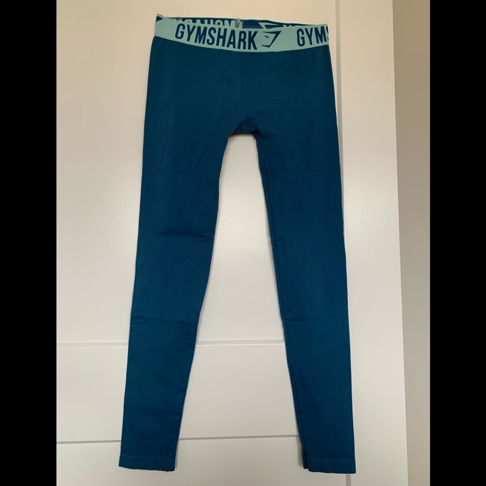 Gymshark Blue L Leggings No Slip Waistband